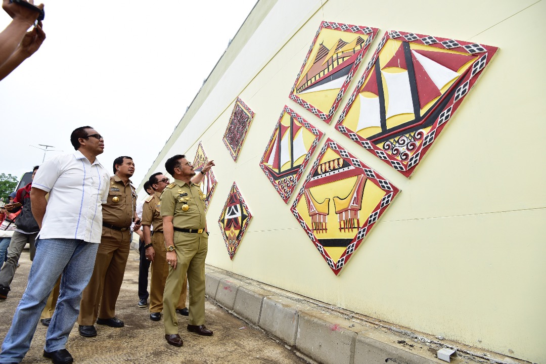 Terowongan Underpass Perlihatkan Ciri Khas Sulsel